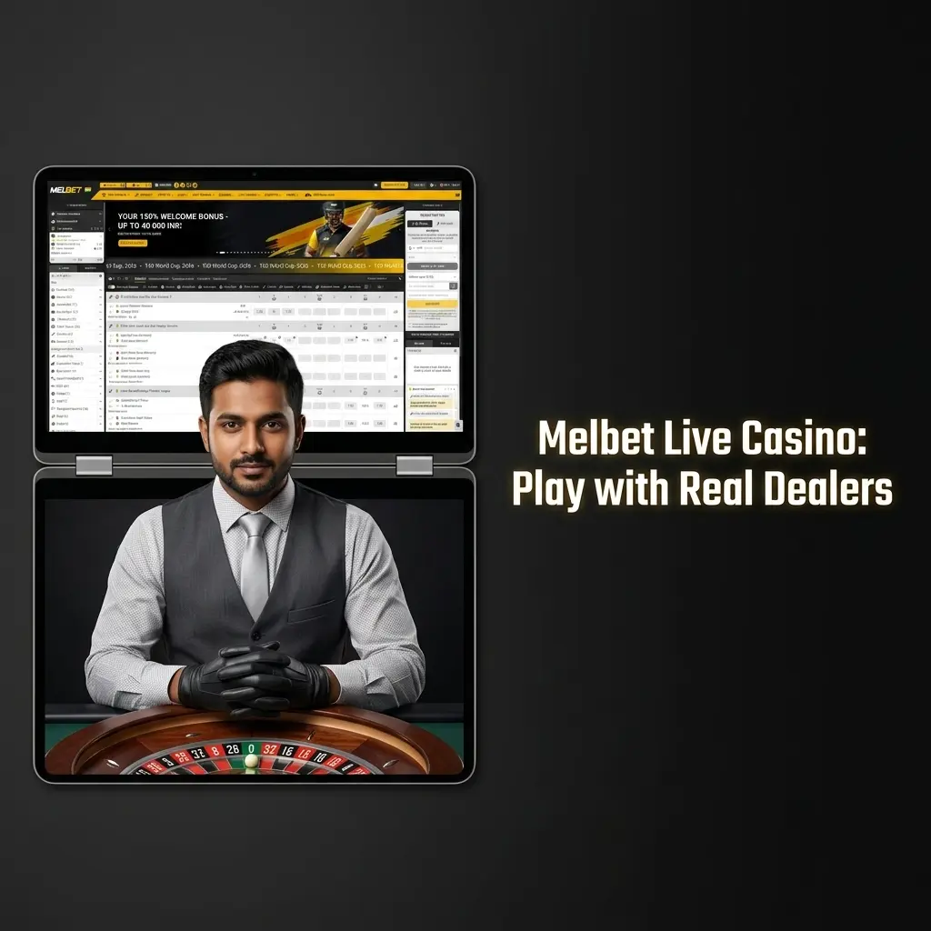 Melbet Live Casino with real dealers streaming HD tables including Teen Patti and Andar Bahar for Indian players